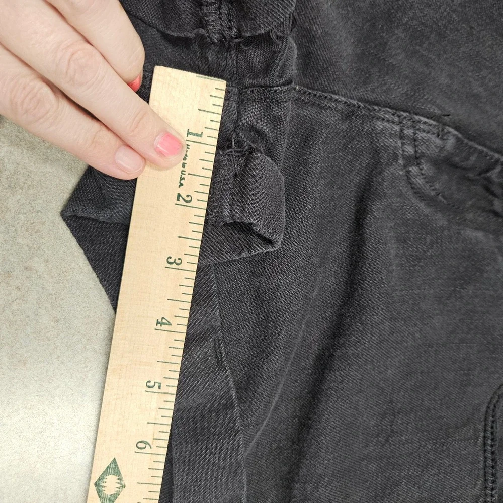 BDG Denim Shorts Women 27 Black High Rise Roll Up Hem Urban Outfitters‎ Casual